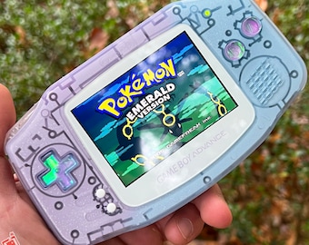 GBA ゲームボーイアドバンス 本体 IPS V2 バックライト 液晶 搭載 クリアホワイト ゲームボーイアドバンスをIPS液晶に交換｜バックライト化で超見やすく