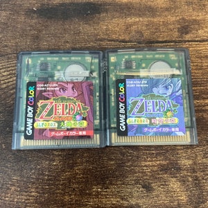 Oryginalny odnowiony japoński import The Legend of Zelda: Oracle of Seasons & Ages 2 kolekcja kart z nowymi bateriami