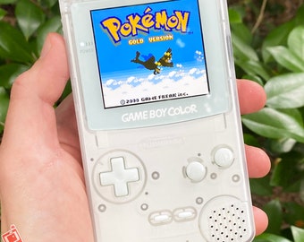 Custom IPS XL Backlit Nintendo Gameboy Color Semi-transparent White by 8bitAesthetics