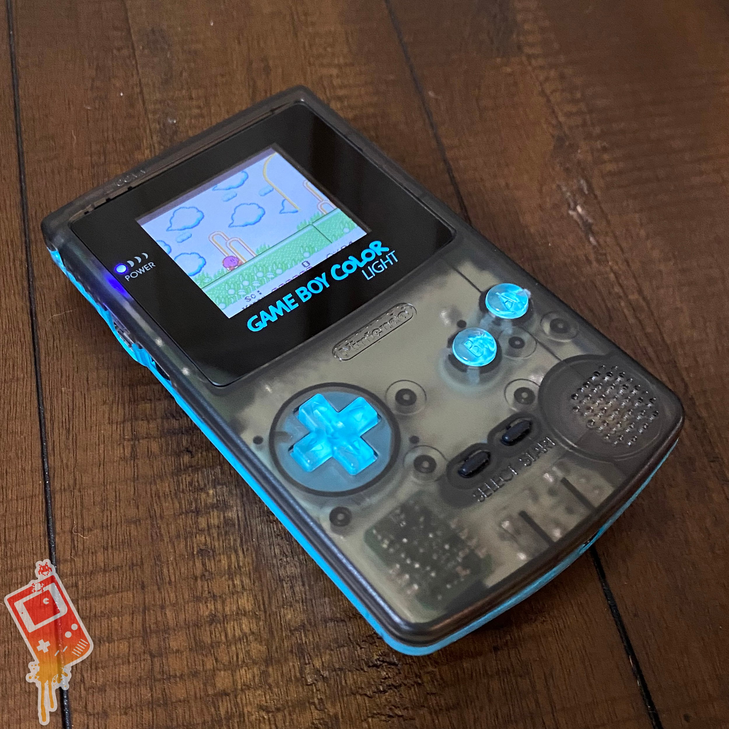 Til sandheden entusiasme Luftfart Custom Backlit Nintendo Gameboy Color Clear Blue/black by - Etsy