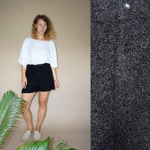 90&#39;s vintage femme taille haute short floue