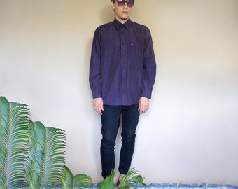 slim fit dress slacks Eton Light Purple Checked Elevated Poplin Shirt – Franco's Fine Clothier