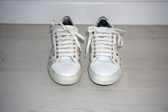 Louis Vuitton Monogram Charlie Sneaker, White, 05.0