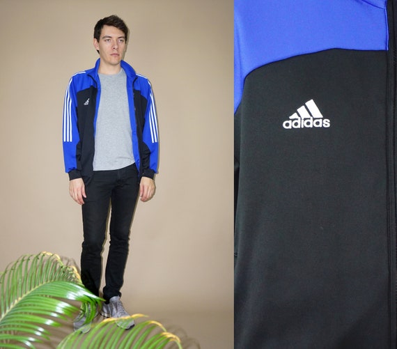 men's adidas originals tracksuit blue