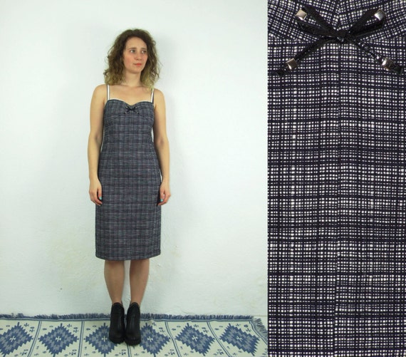 Miu Miu pencil checked dress