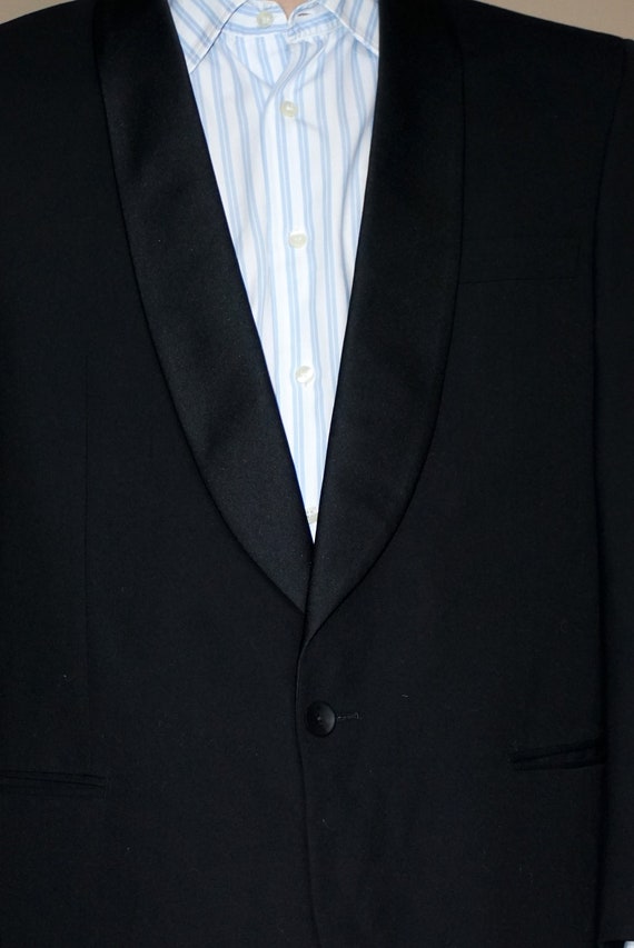GIVENCHY men's black smoking tuxedo blazer jacket - Gem