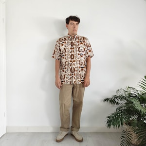 80&#39;s batik shirt for men