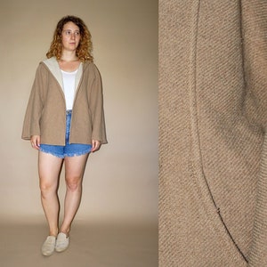 90's vintage brown wool jacket/coat