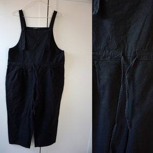 90&#39;s black women&#39;s baggy cotton overall