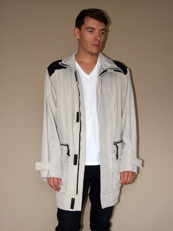 90's Vintagearmani Jeans Men's Beige-black Coat/jacket - Etsy 90's Vintagearmani Jeans Men's Beige-black Coat/jacket - Etsy