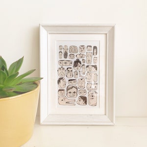 Mix Faces Pack (3 Prints) 13.5x13.5cm & A6