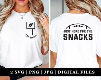 Super Bowl Snacks SVG: Funny Football Commercials Cut File (Digital Download)