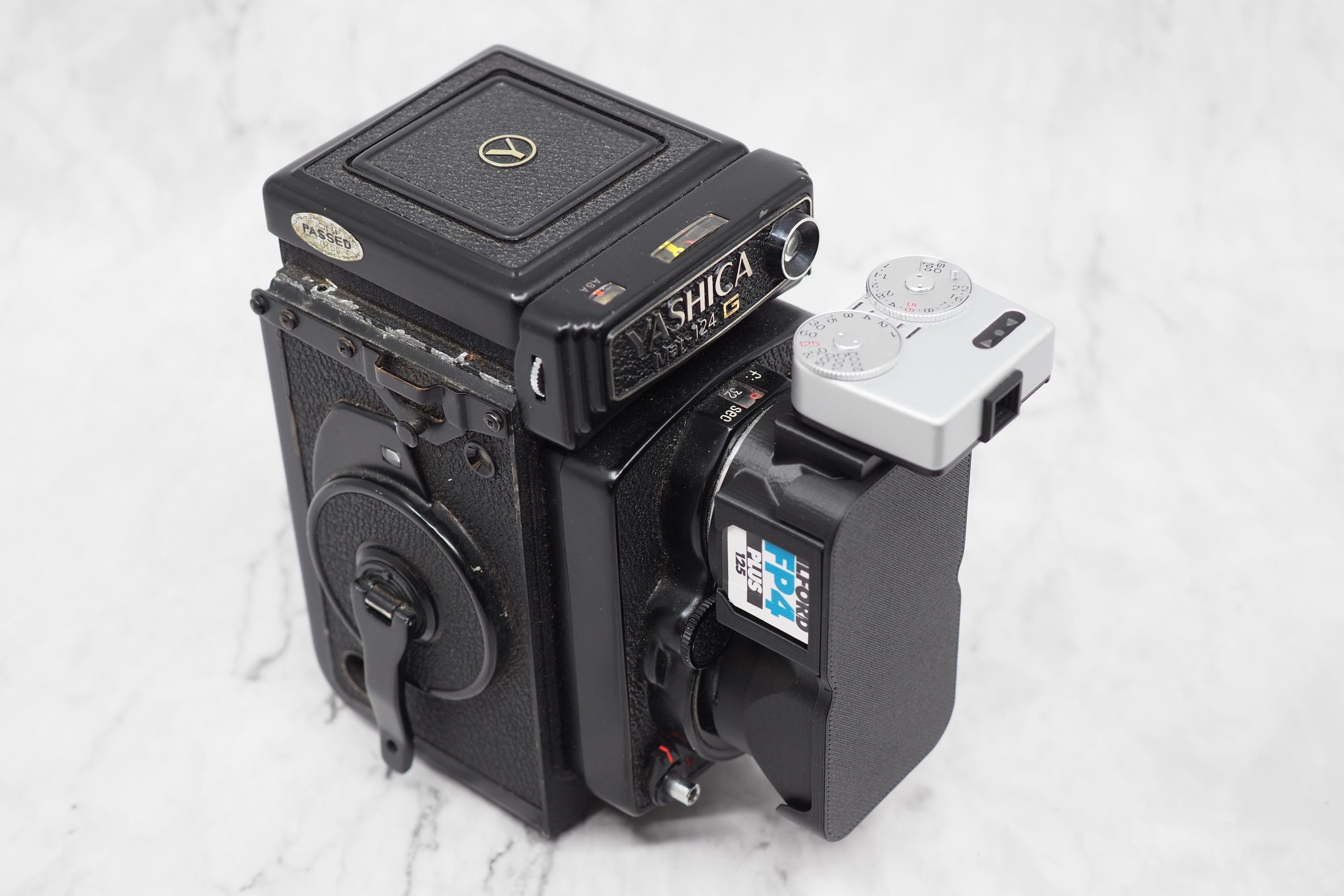 Yashica Mat 124 24 G D 635 EM LM TLR Single Dual Lens Shade Cap