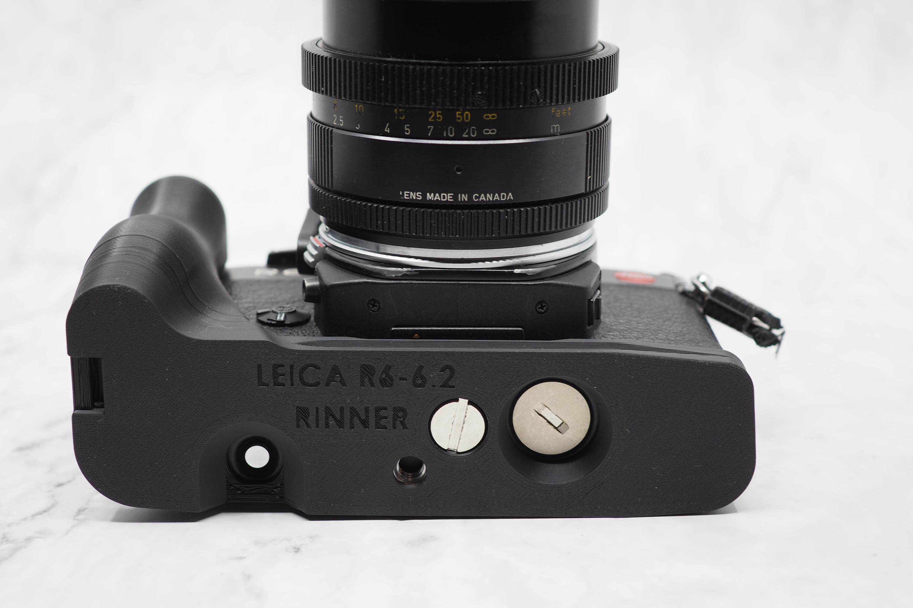 Leica R6 R6.2 Grip Wrist Strap Feature Arca Swiss Spare Battery