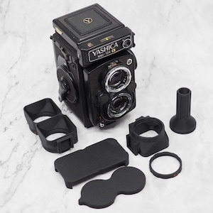 Yashica Mat 124 24 G D 635 EM LM TLR 37mm Threaded Filters System - Single Dual Lens Shade Cap (No Camera, light meter or filter)