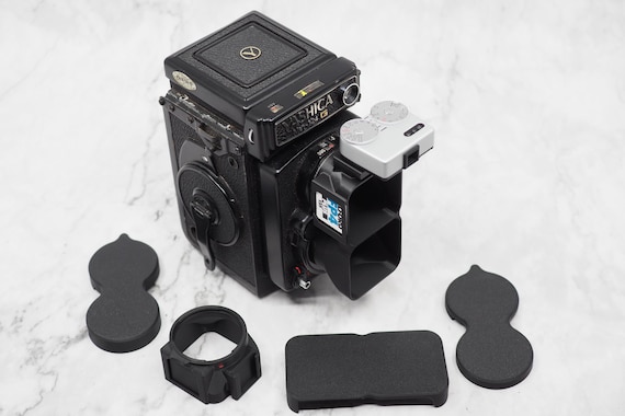 Yashica Mat 124 24 G D 635 EM LM TLR Single Dual Lens Shade Cap