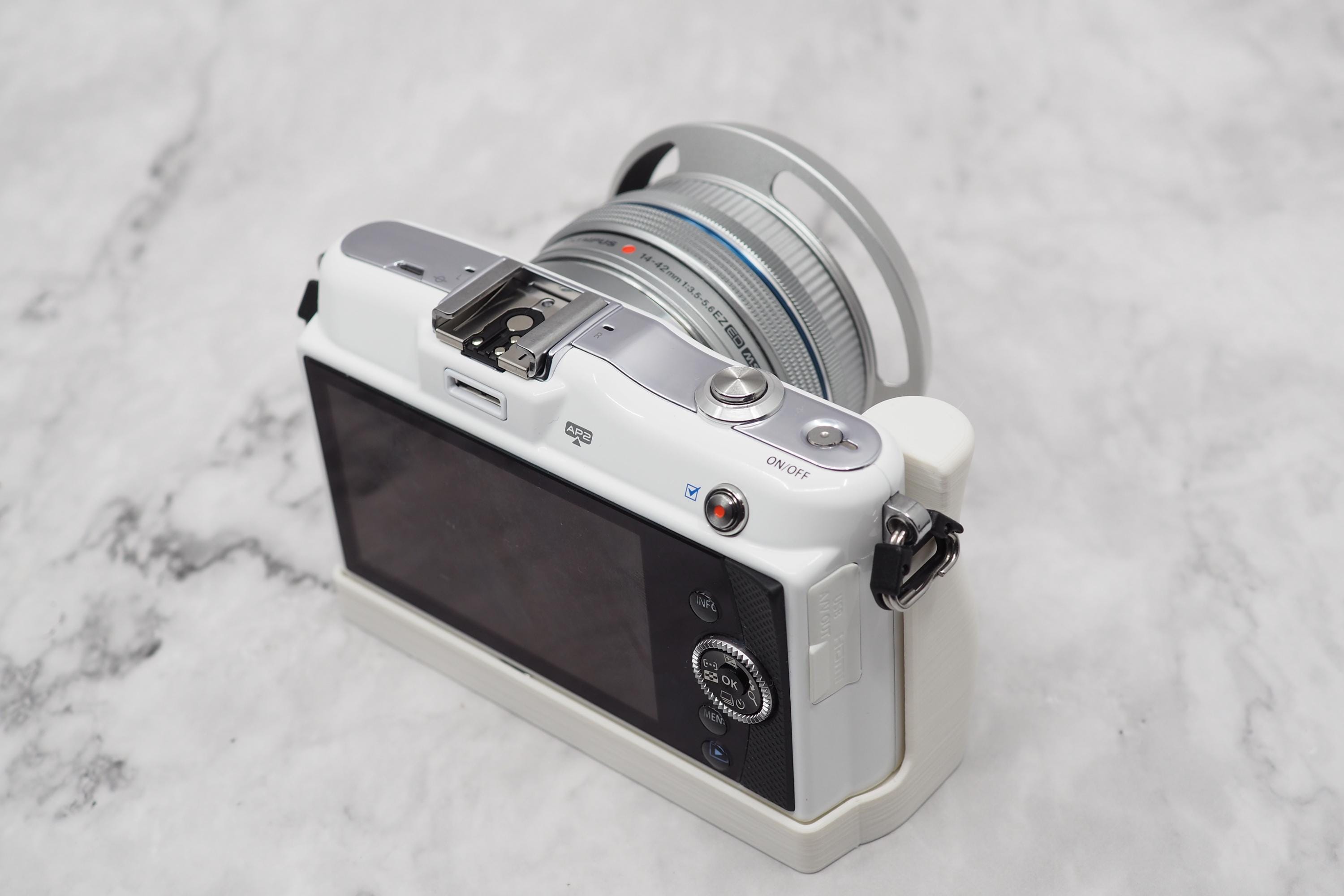 オリンパス E-PM1 EPM1 Mini - 人間工学に基づいたカメラグリップ 