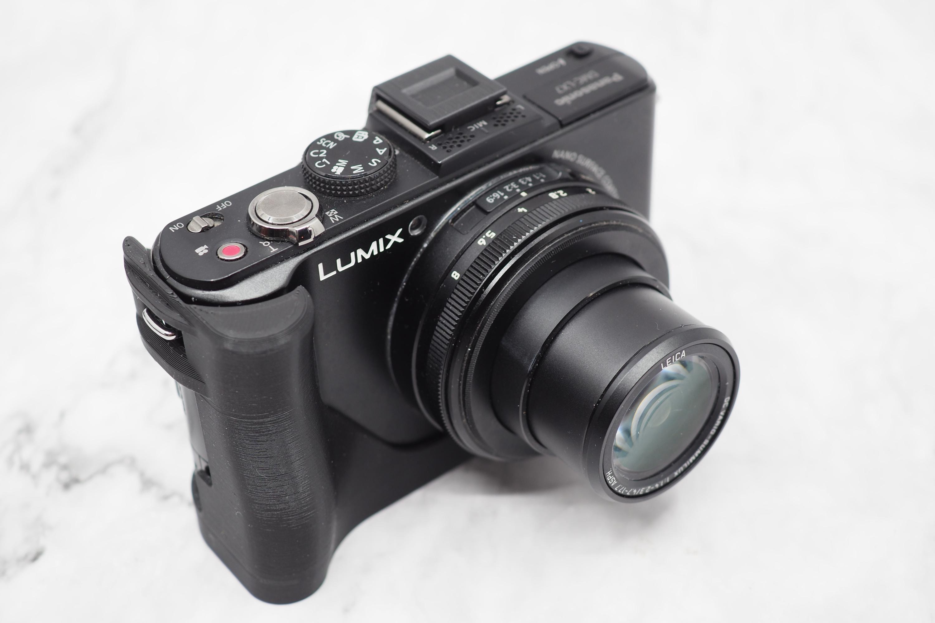パナソニック ルミックス DMC-LX7 ハンドグリップ、一体型サムグリップ