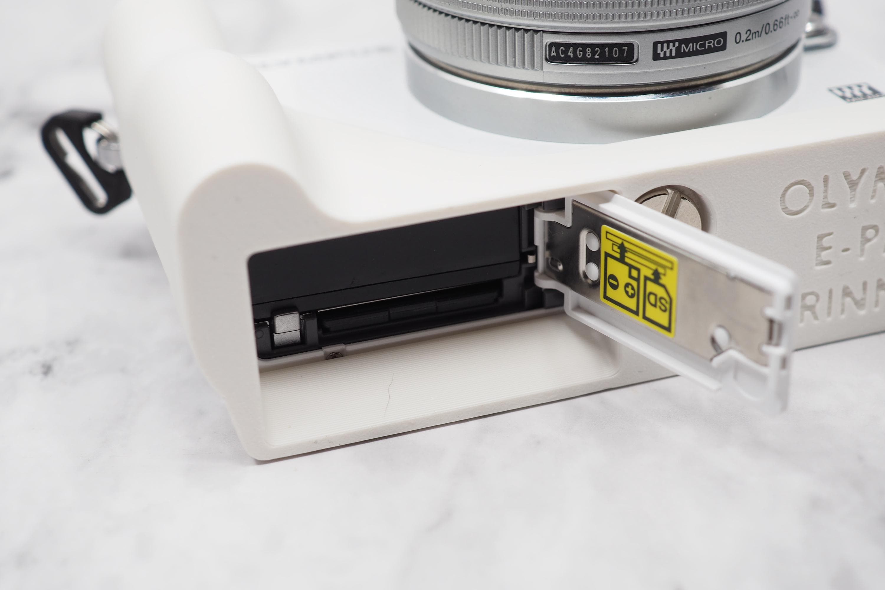 オリンパス E-PM1 EPM1 Mini - 人間工学に基づいたカメラグリップ 