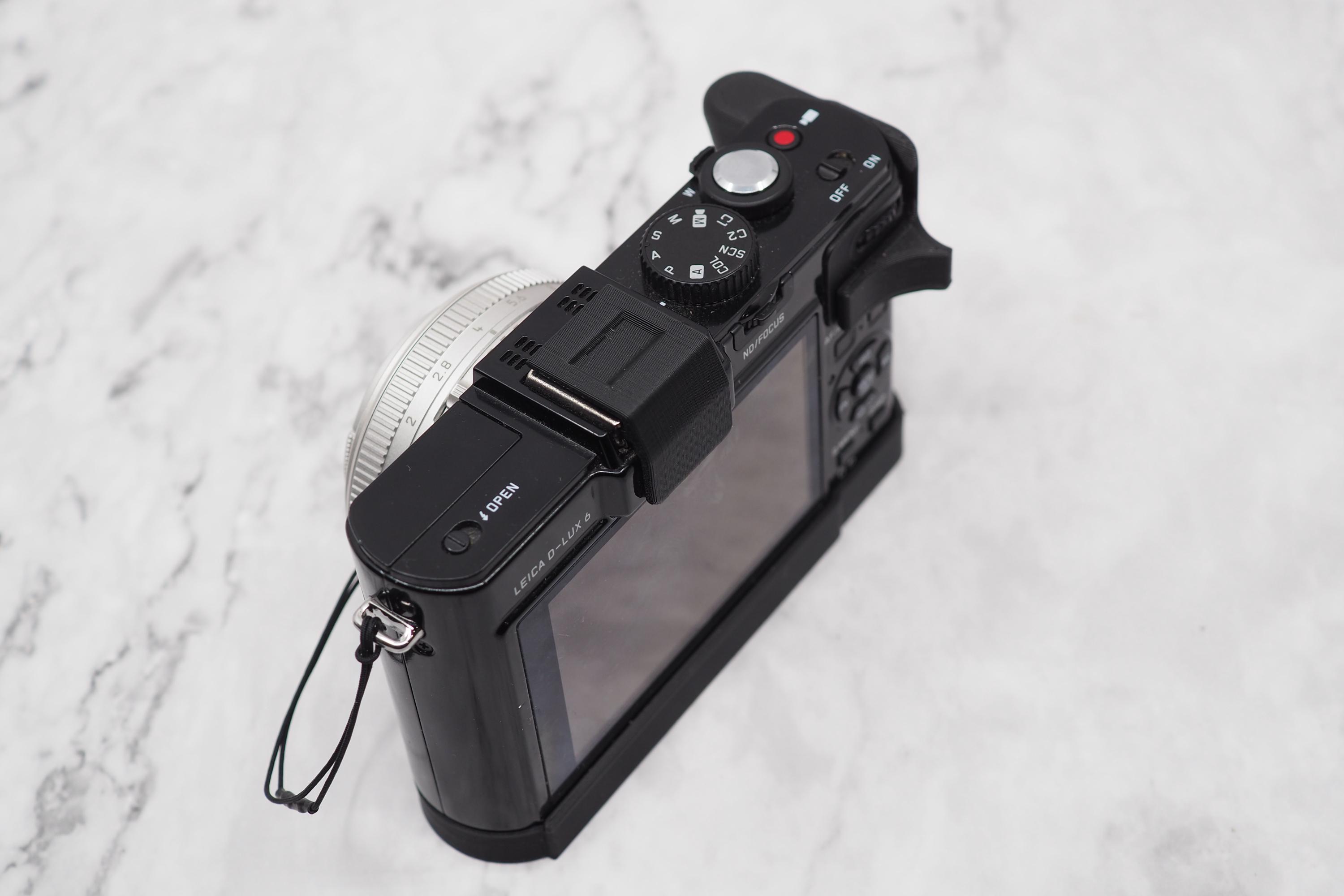 Leica D-Lux 6 ホットシューカバー (カメラとグリップは付属しません
