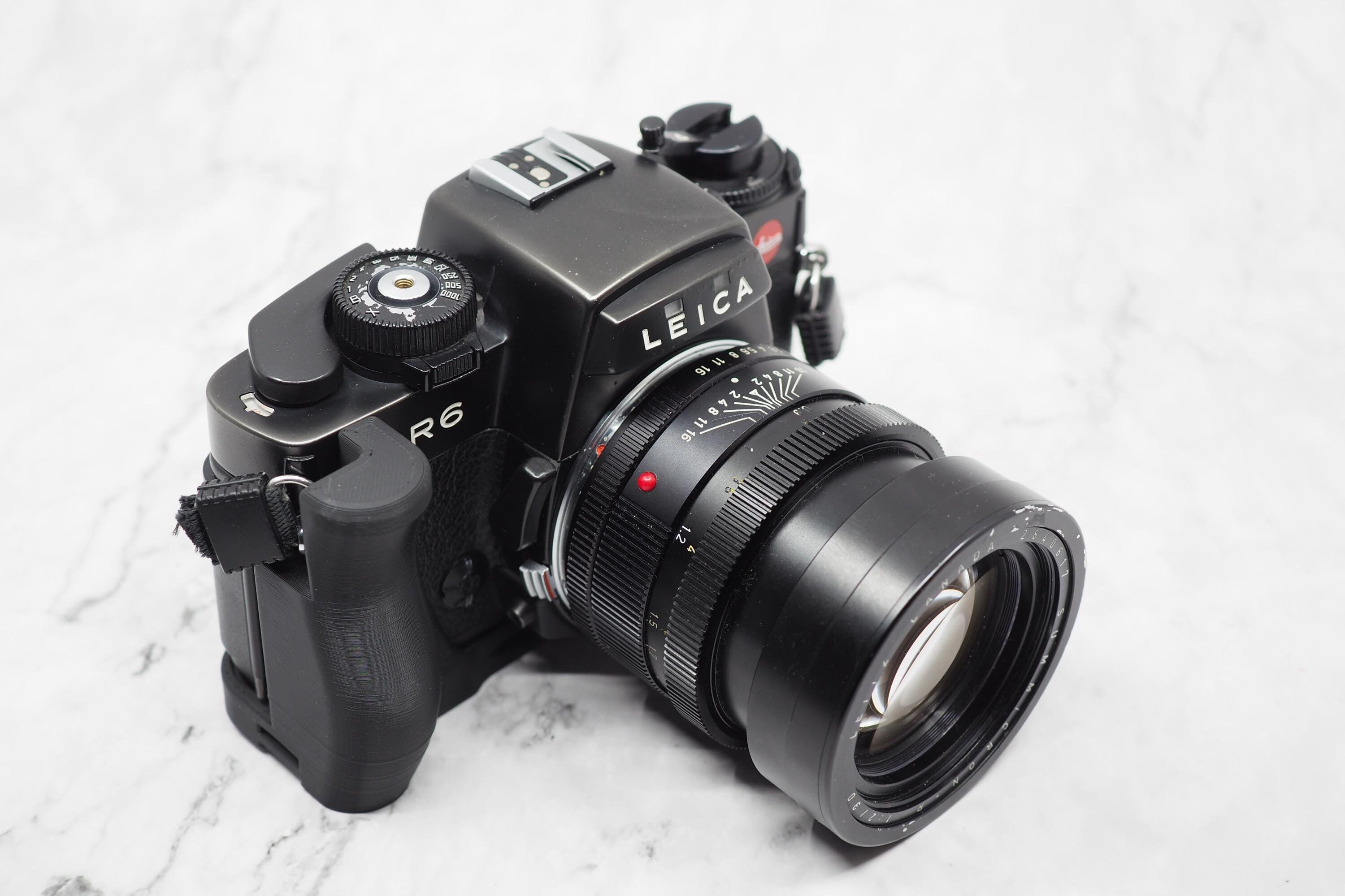 Leica R6 R6.2 Grip Wrist Strap Feature Arca Swiss Spare Battery