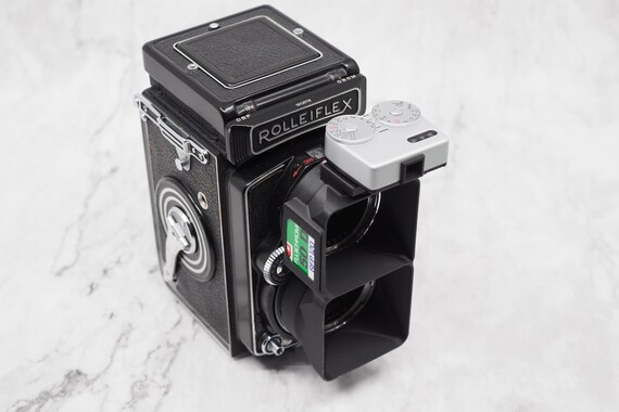 Rolleiflex Bay III Lens Dual Single Hood/shade & Cap for 2.8