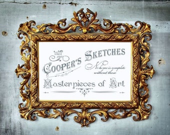 Stencil - "Cooper" Vintage Style Typography