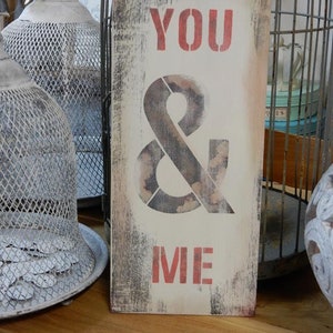 Schablone Typographie You & Me S Bild 2