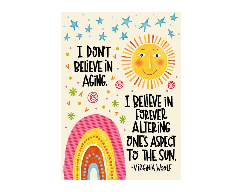 Virginia Woolf birthday card image 1