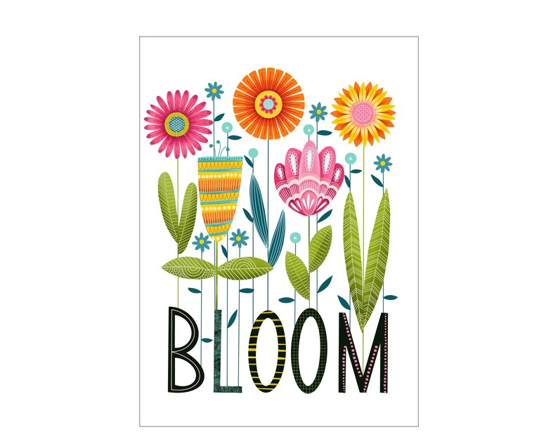 Bloom greeting card image 1