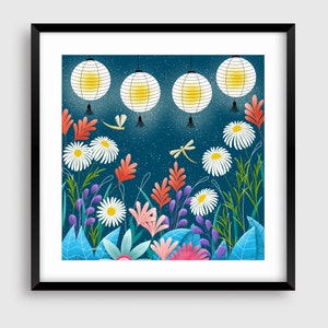 Night Garden1 art print