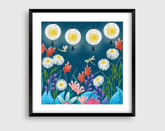 Night Garden1 art print