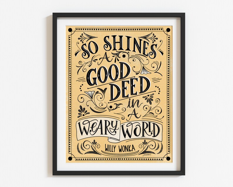 So Shines A Good Deed vintage style print image 1