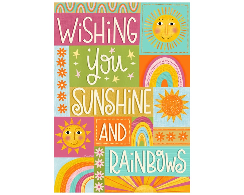 Sunshine & Rainbow card set image 2