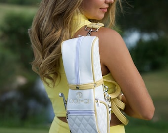 Bolso de golf Caddie amarillo mantequilla
