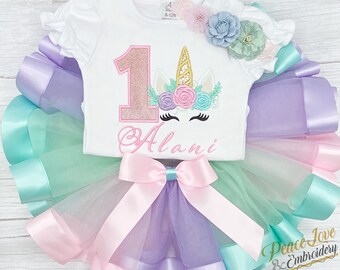 my first birthday unicorn outfit