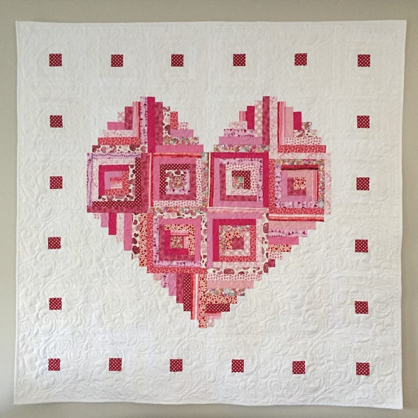 Pieces of My Heart Quilt Pattern Etsy