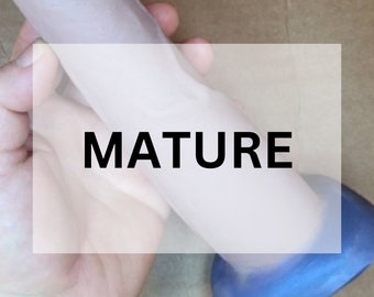 BJ Dildo in Light Skin Tone with Gunmetal Base - Mature