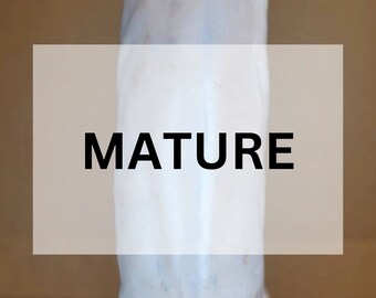 OMEN Suction Dildo - Hand Painted Realistic Light - Mature