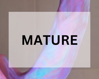 Original BJ Dildo One of a Kind in Fuchsia and Green - Mature