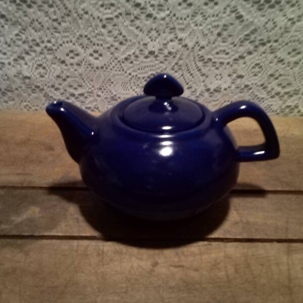 Blue Tea Kettle Etsy