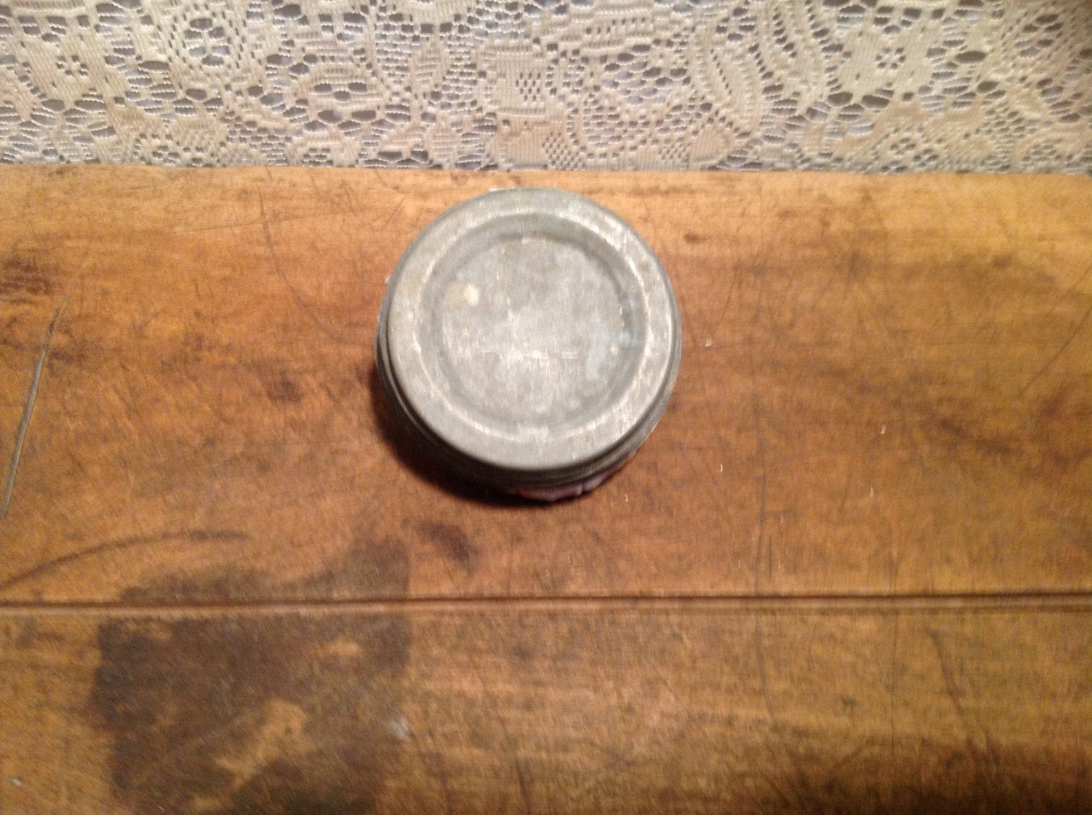 Zinc Canning Jar Lid With Quilted Pin Cushion Etsy