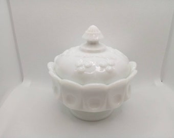 Westmoreland Milk Glass Candy Dish