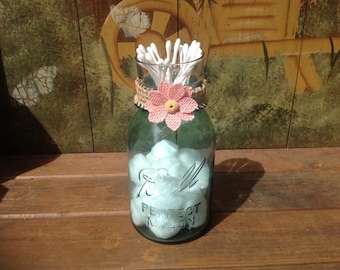 Ball Perfect Mason Jar Cotton ball and Qtip Holder
