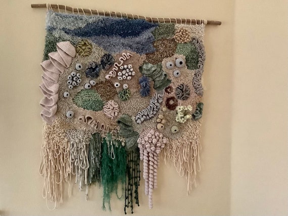 Coral reef tapestry sale