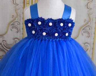horizon blue flower girl dresses