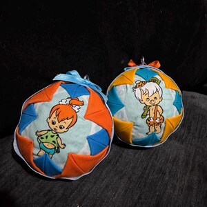 Pebbles and Bam Bam Christmas Ornament