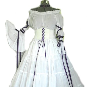 Custom Renaissance Wedding Dress Plus Size Gown Choice Of Colors