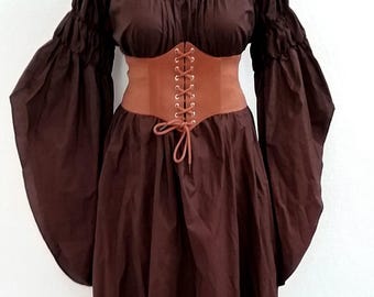 Cinturón de corsé Elvin, talla XS-3X, disfraz de hada gótica de duendecillo, bajo el busto, pagana, renacentista, para Halloween, 18 colores