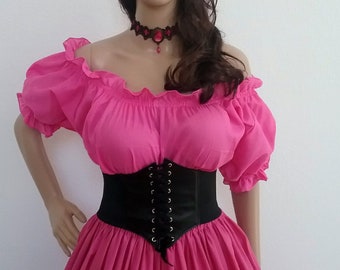 Cotton Renaissance Blouse Choose Color